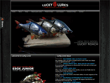 Tablet Screenshot of luckylures.nl